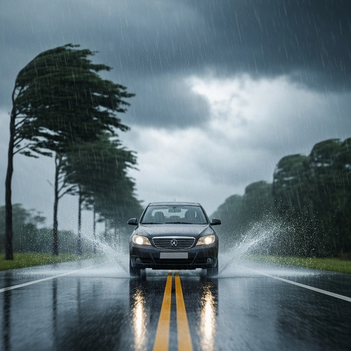 Driving Safely in a Hurricane